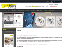Tablet Screenshot of luxion.ch